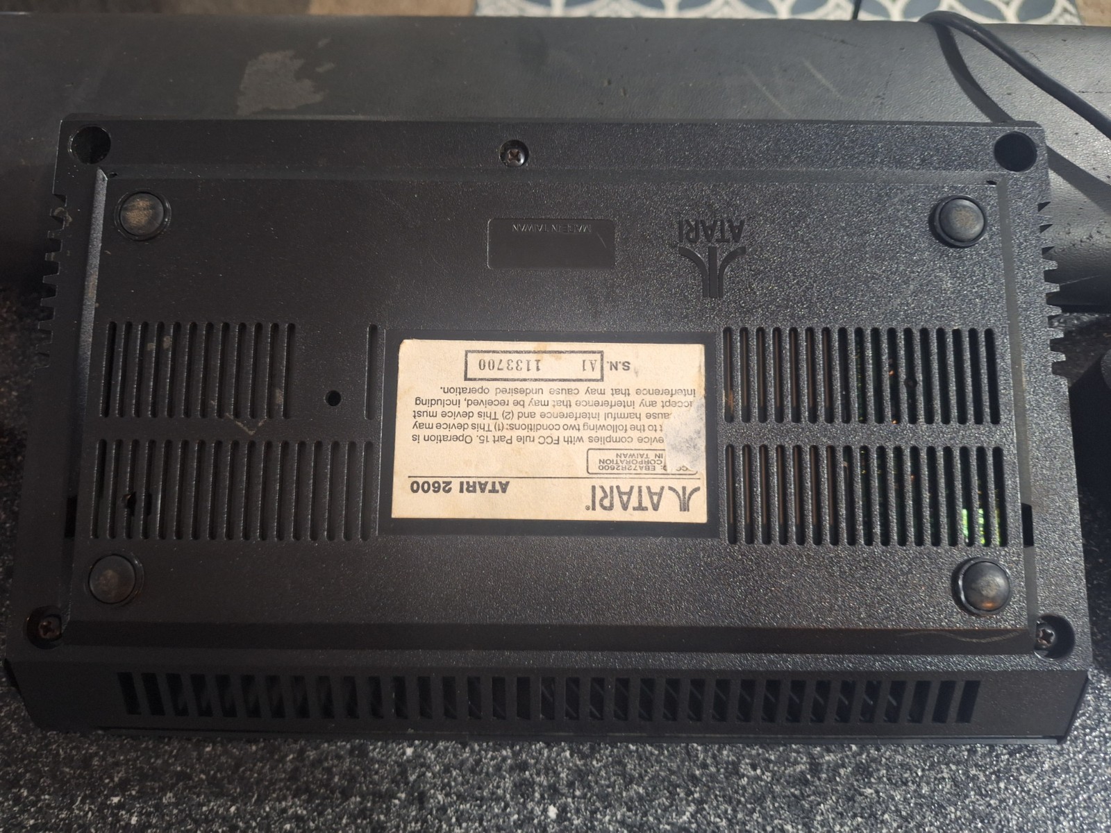 Atari 2600 Rainbow Jr Junior TESTED WORKING Bundle Full Set-Up!