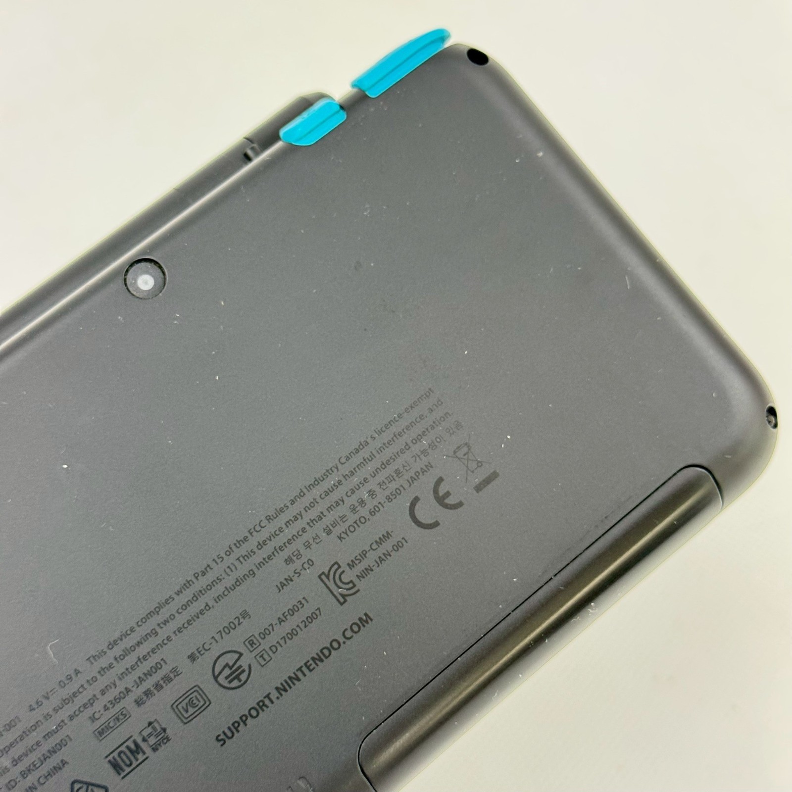 Nintendo new 2DS XL LL Turquoise x Black Console Boxed A Rank Japanese Only 24