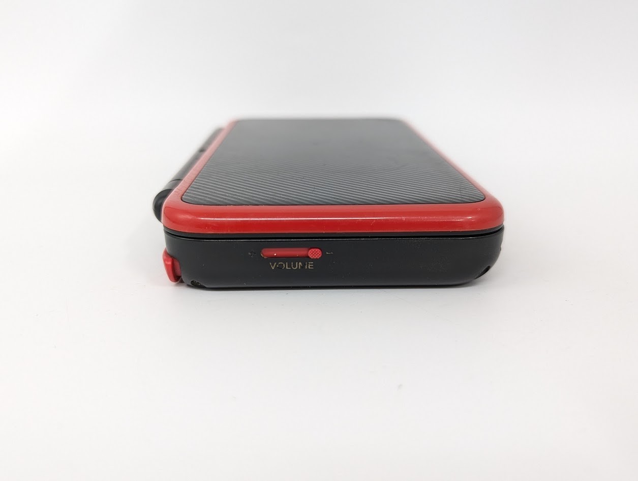 B7029 Nintendo new 2DS console LL XL Mario Kart Black x Red Japan w/memory fx