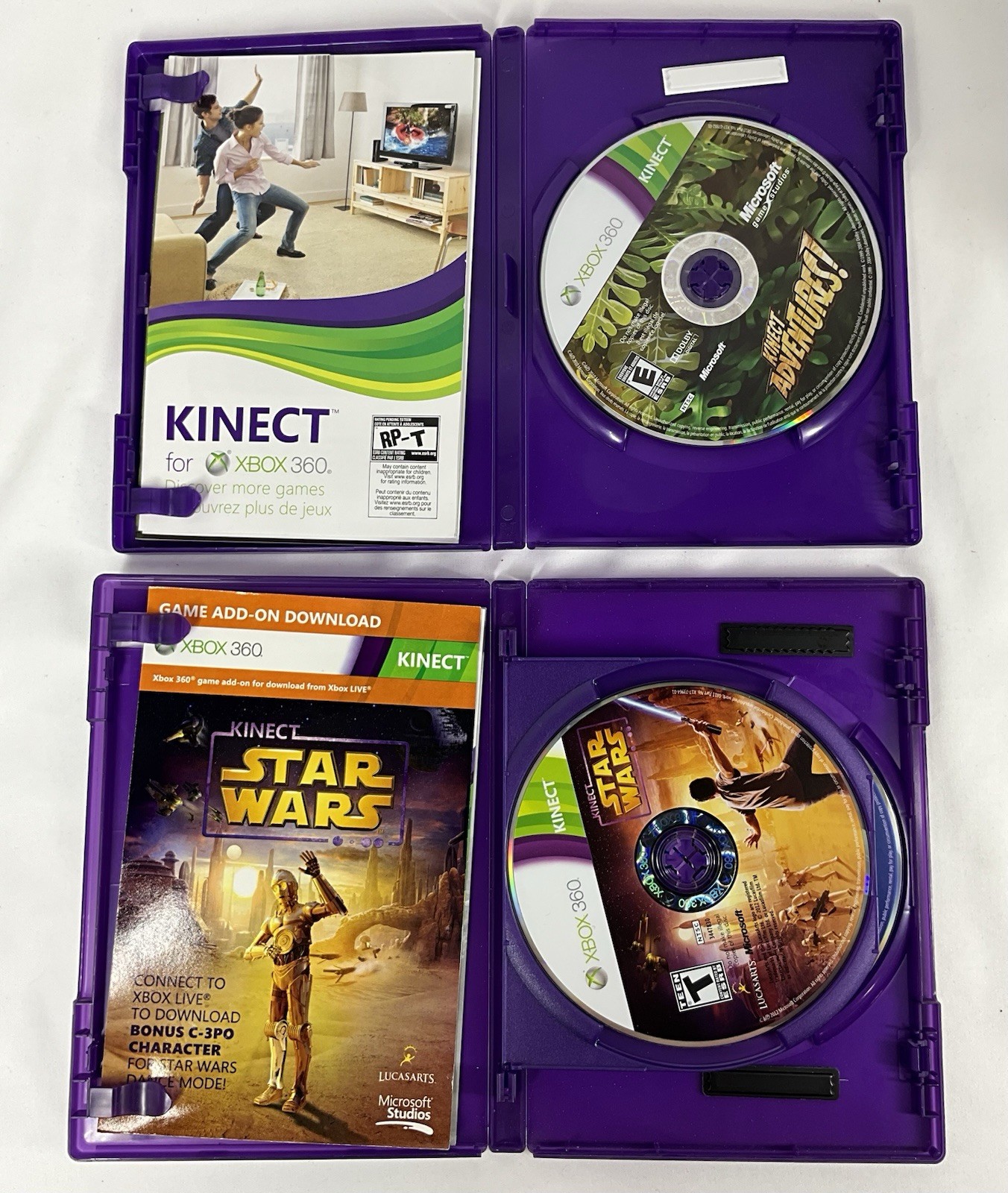 Xbox 360 Kinect Star Wars Limited Edition-CIB