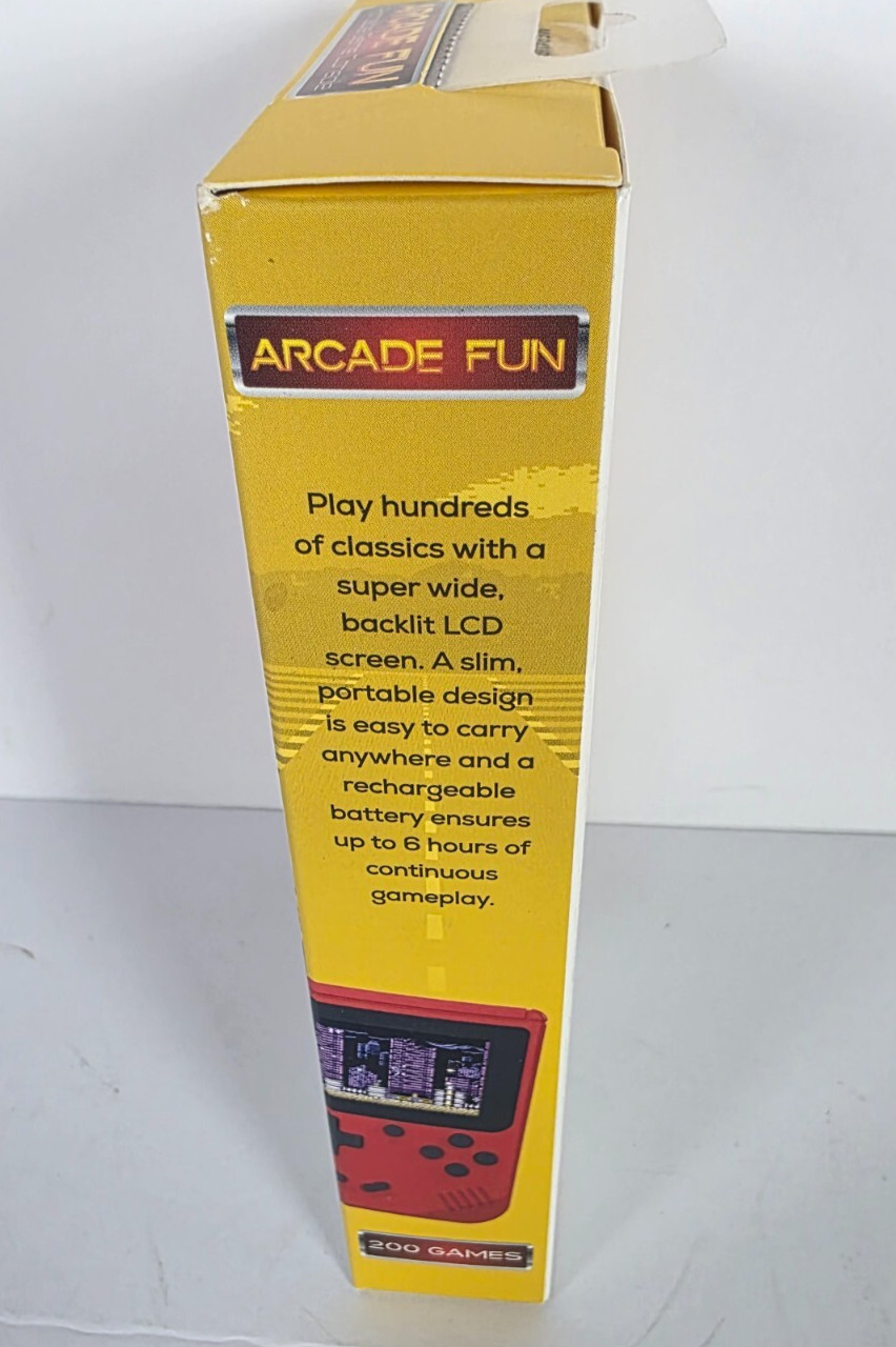 Merkury Innovations Arcade Fun Portable Game Console with 200 Games