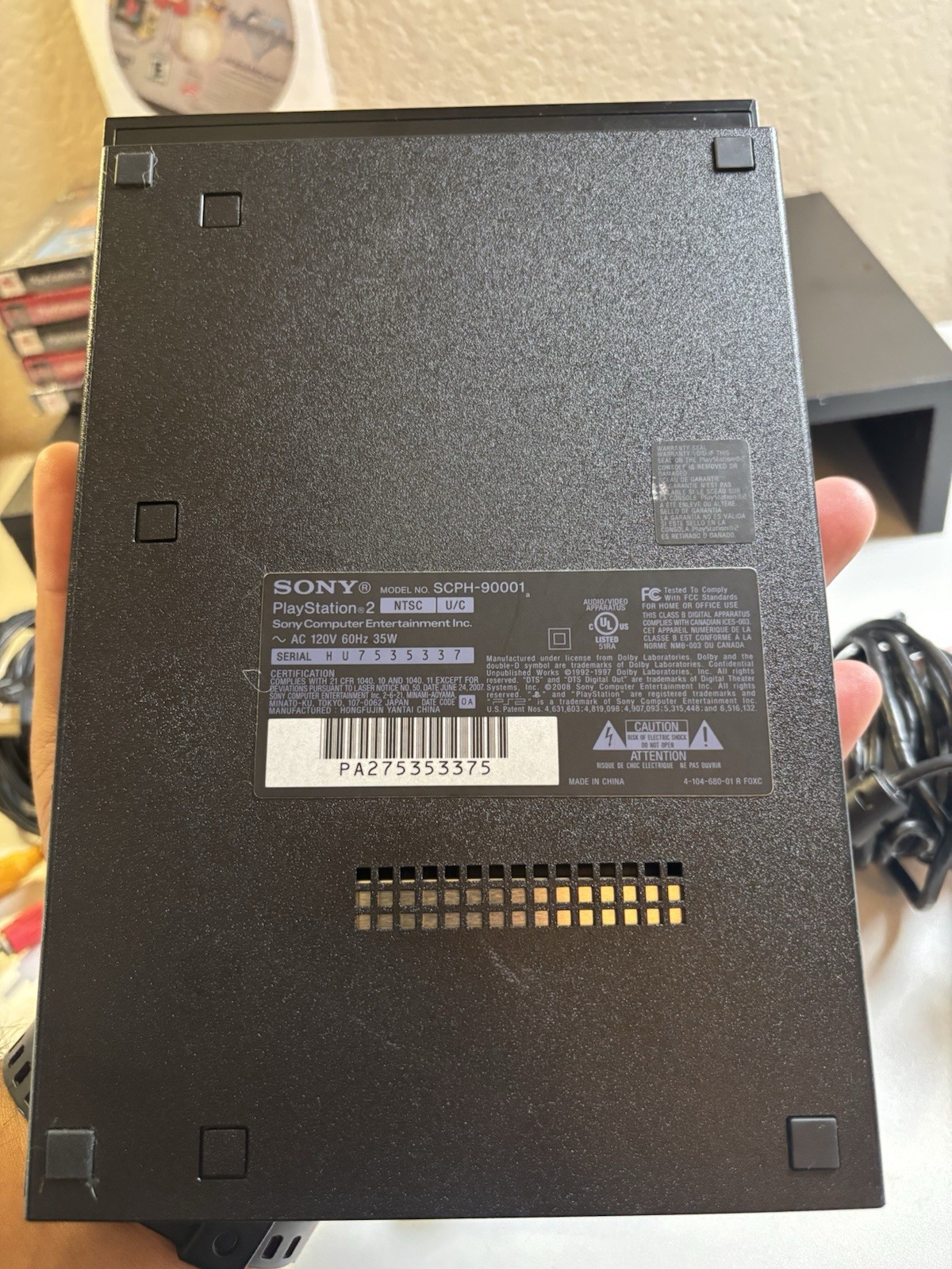 Sony PlayStation 2, PS2 Slim Console SCPH-90001 Bundle, Tested And Works