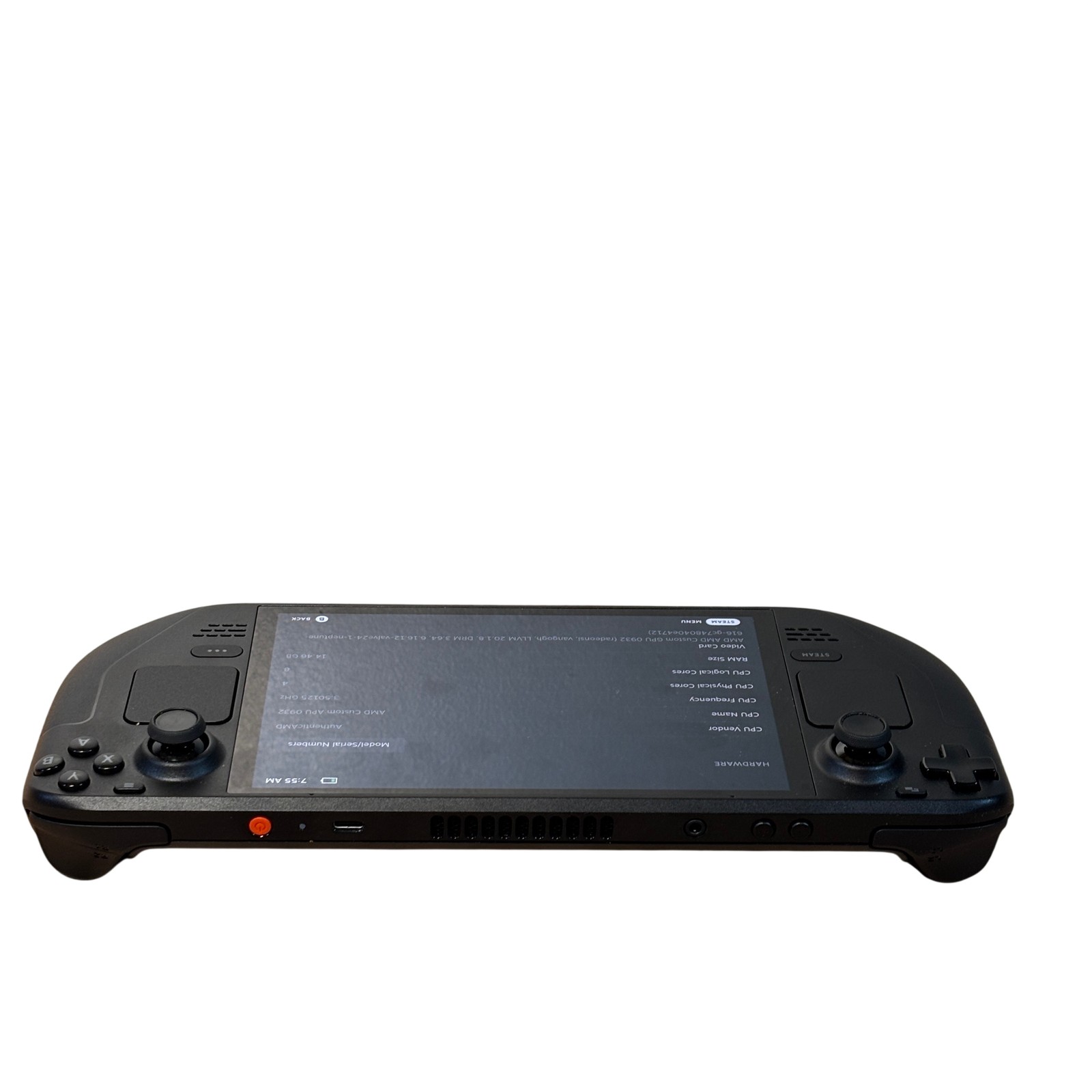 Valve Steam Deck OLED 1030 AMD APU 2.4GHz 16GB RAM 512GB SSD 7.4″ Windows 11
