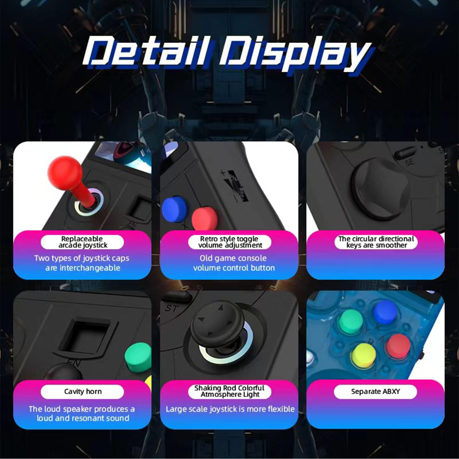 DC40V Handheld Game Console ,4.0 Inch IPS Screen Open Source Video Gaming Con…