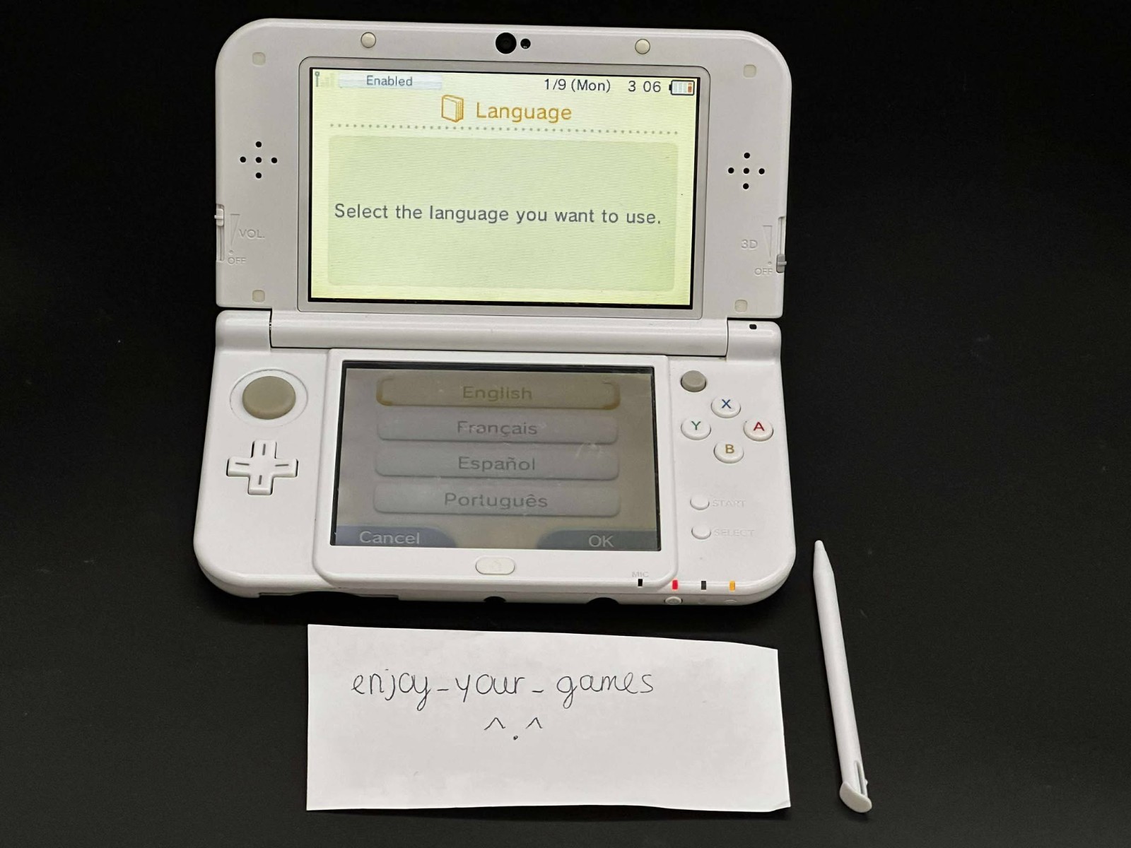 Nintendo New 3DS XL LL White | English | Charger | USA Seller – SHIP IN 1-DAY