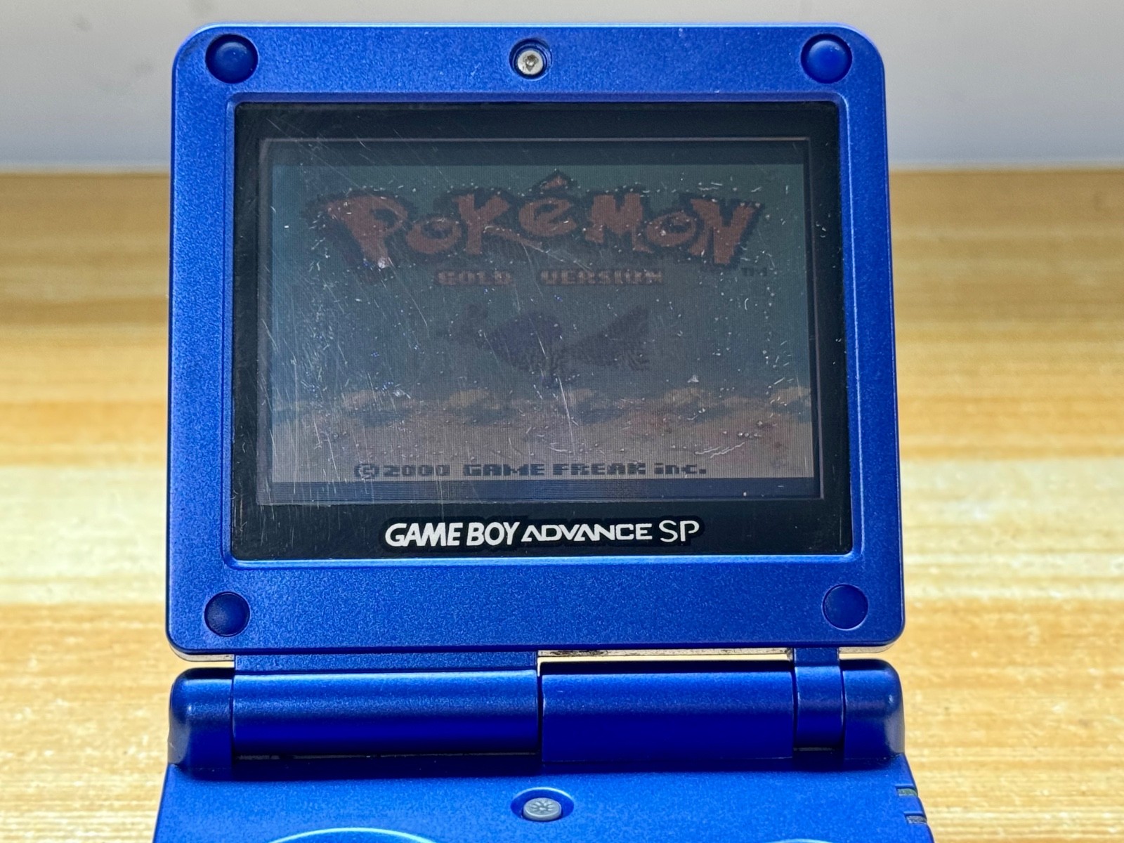 Nintendo Gameboy Advance SP AGS001 Cobalt Indigo Blue Handheld System Console