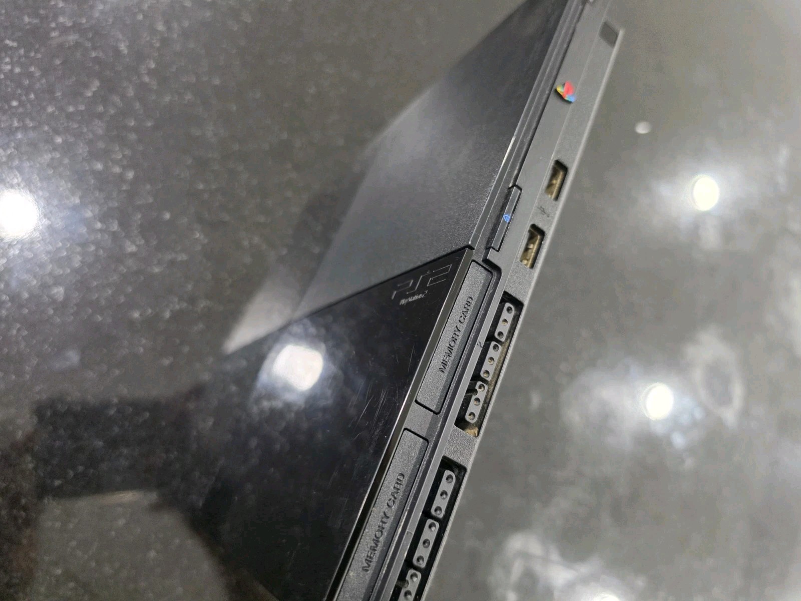 Sony PlayStation 2 PS2 Slim Black Console Only TESTED AND WORKING! 90000