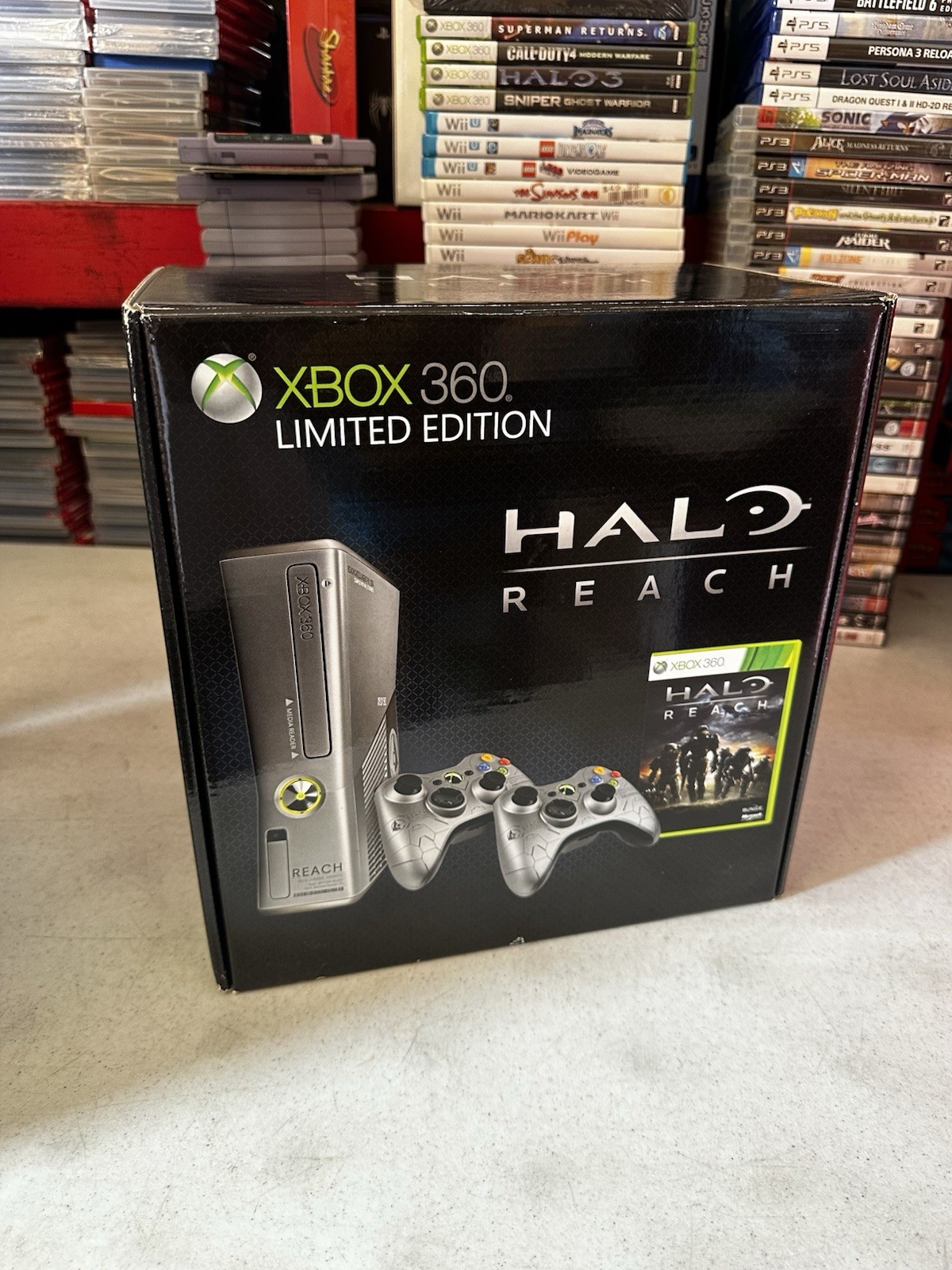 Xbox 360 Halo Reach Limited Edition Console Brand New In Box. Factory Sealed.