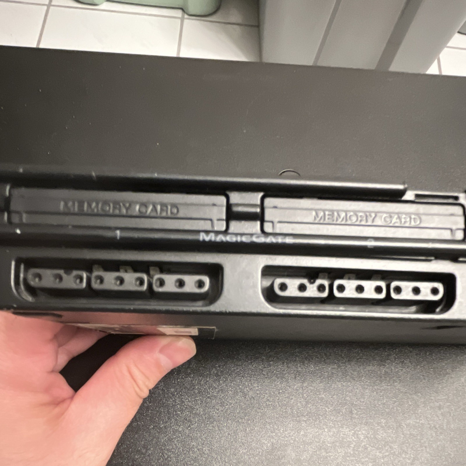 Sony PlayStation 2 PS2 Slim Console Black SCPH-50001 DVD Playback Expansion Bay