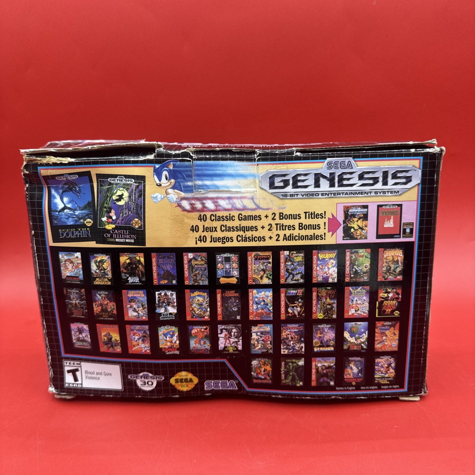 SEGA Genesis Classic Mini Console (MK-16000) Complete/Authentic/Tested/Free 🚢