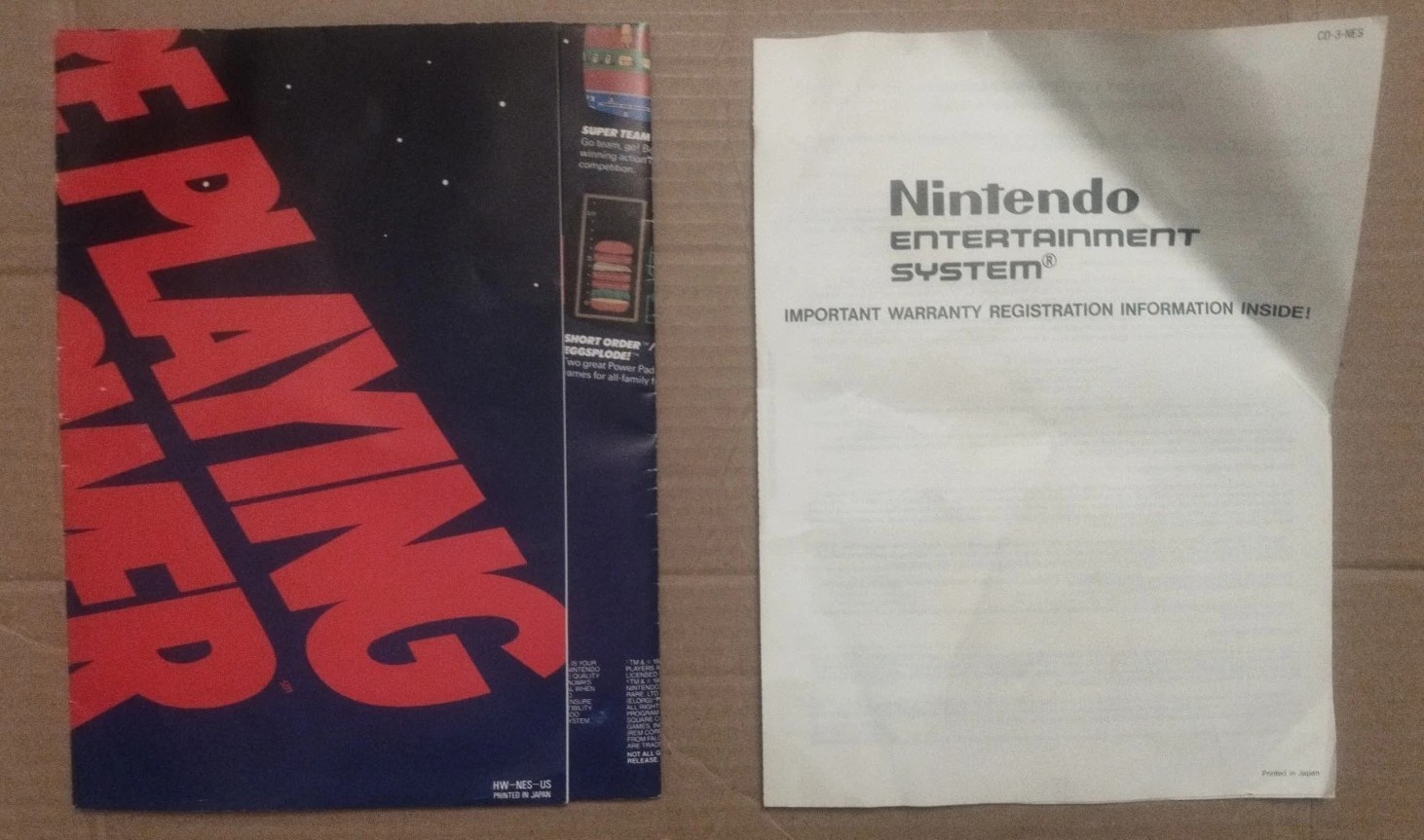 Nintendo Entertainment System NES Action Set *NO GAME* Clean Console, Accessorie