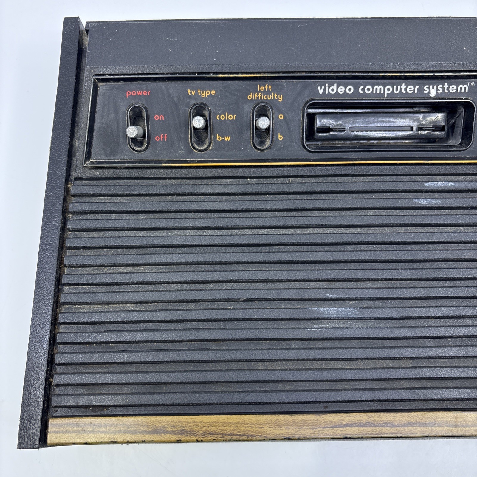 Atari CX2600 ‘Heavy Sixer’ Six Switch Console Sunnyvale CA Early F Series TESTED