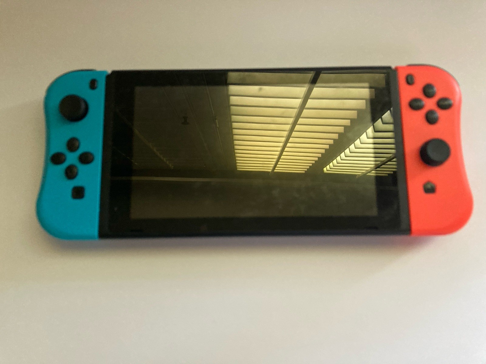 Nintendo Switch 32GB Handheld Console – Neon Red/Neon Blue SkyWin Joy-Cons USED