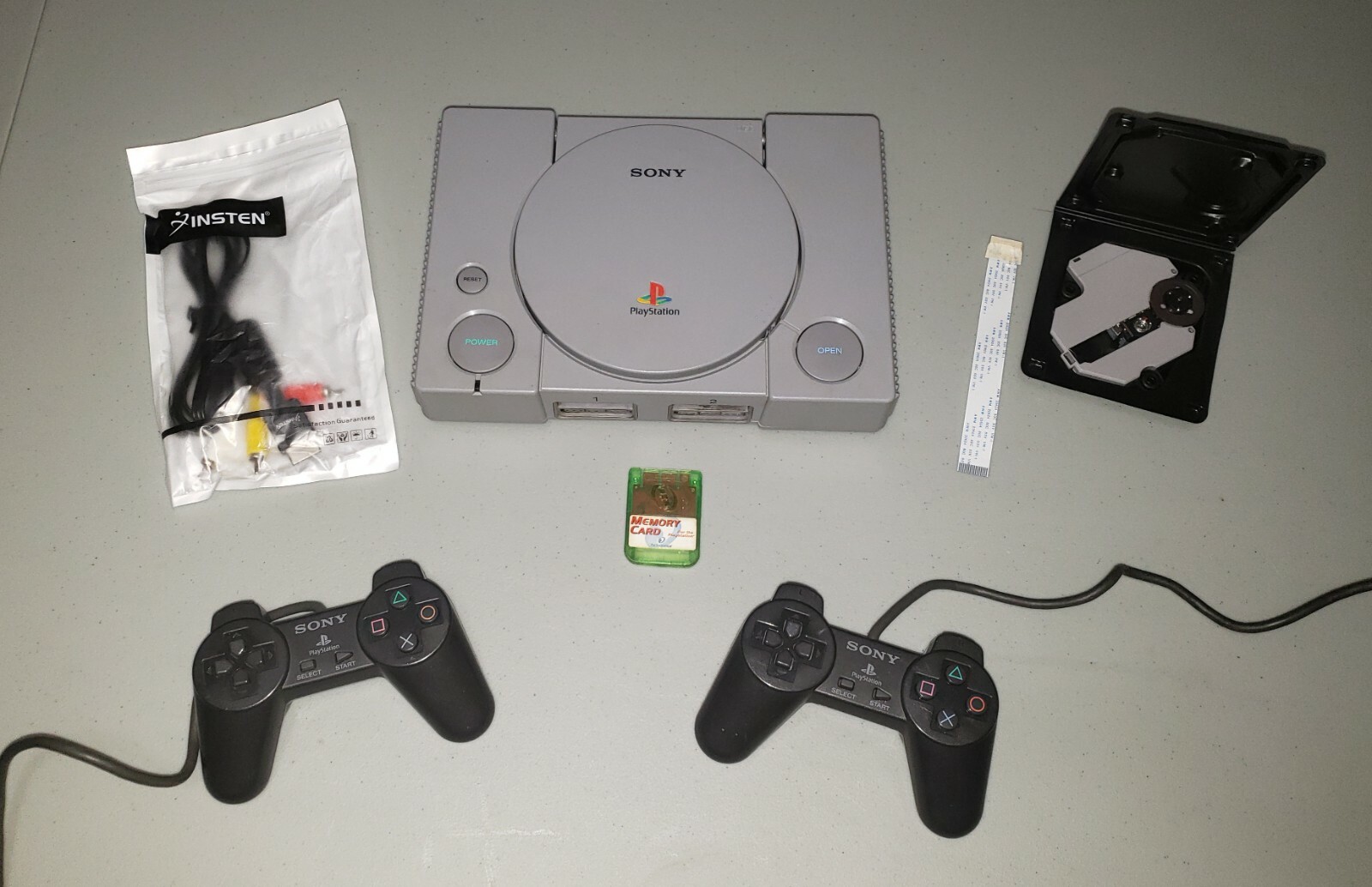 Sony PlayStation Video Game Console NTSC – (SCPH-7501) Controllers & Accessories