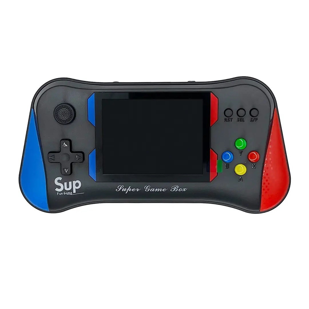 Portable Retro Game Console 3.5″ HD Screen – 2 Players Support – Black Edition