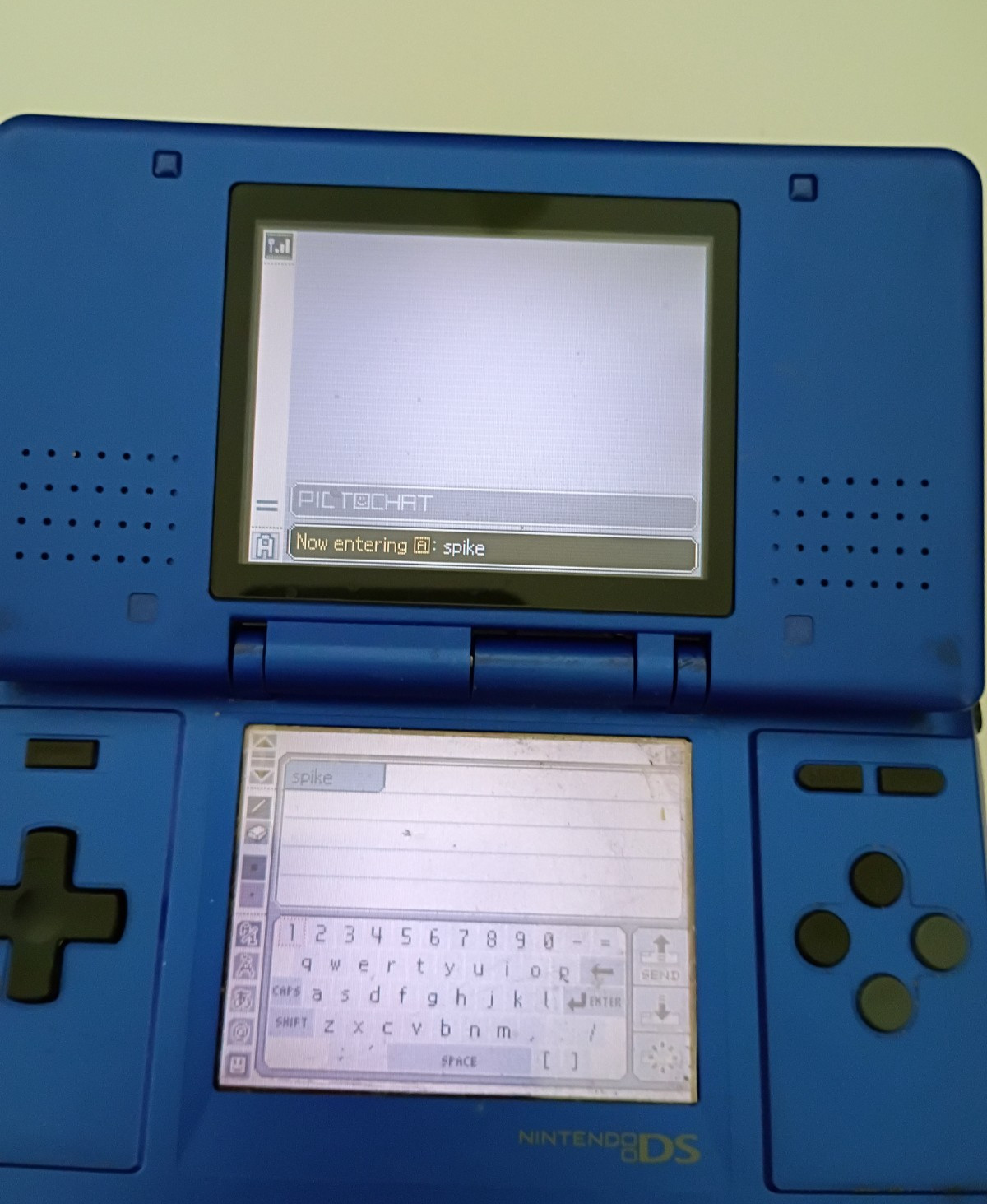Nintendo DS Model NTR-001 (Cobalt Blue) – Tested And Working Console And Charger