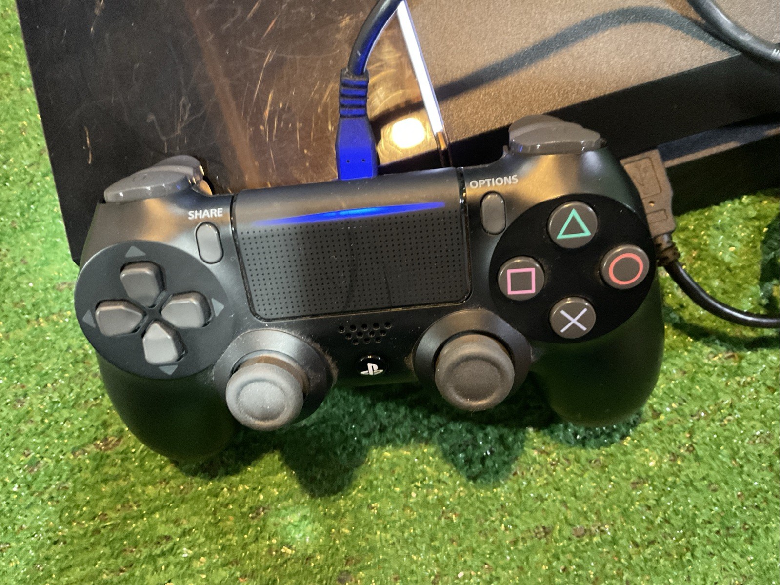 Sony Playstation 4 500GB Black Console PS4 W/ Controller & Cords Tested Working!