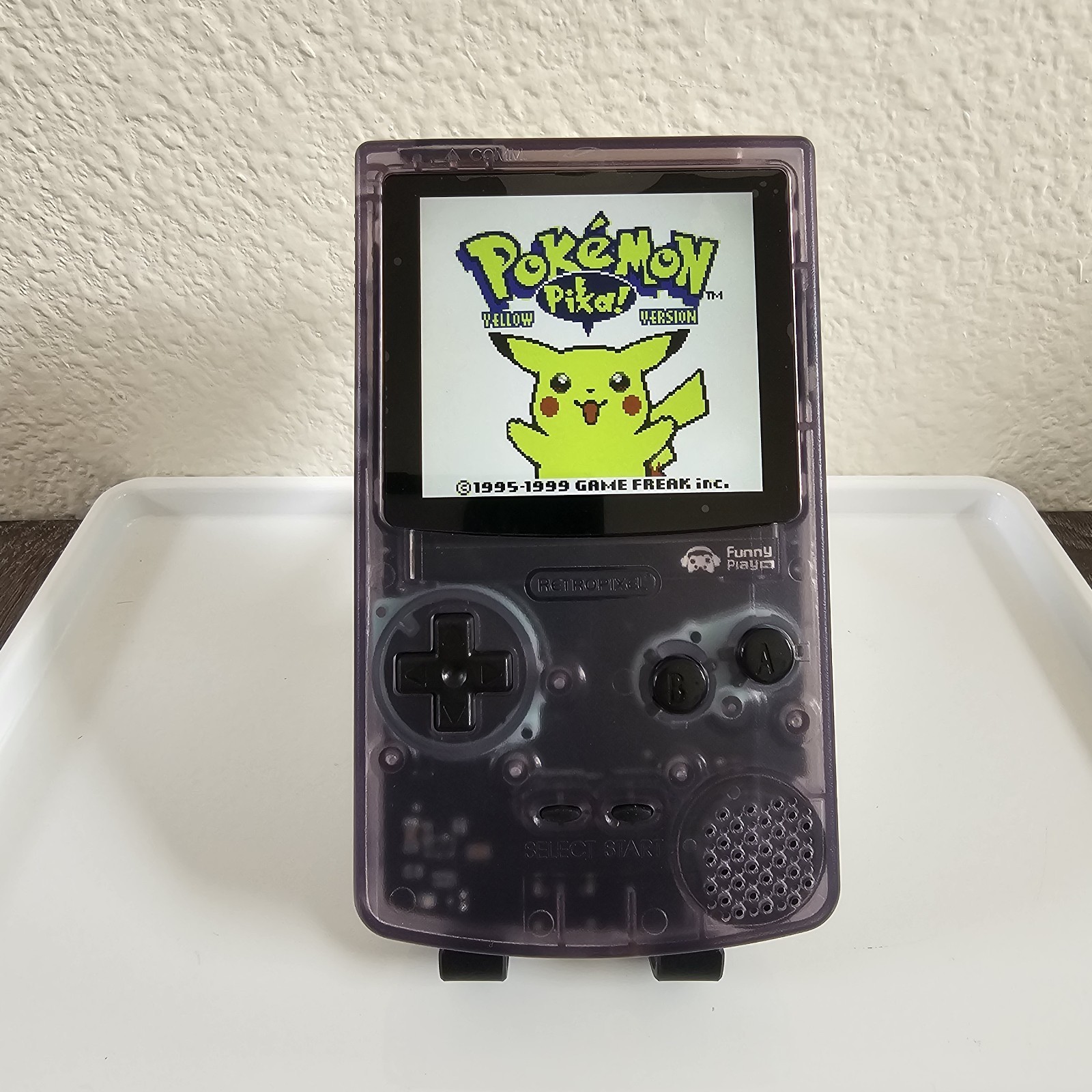 Atomic Purple FPGBC Gameboy Color GBC Funnyplaying IPS Screen USB-C Console
