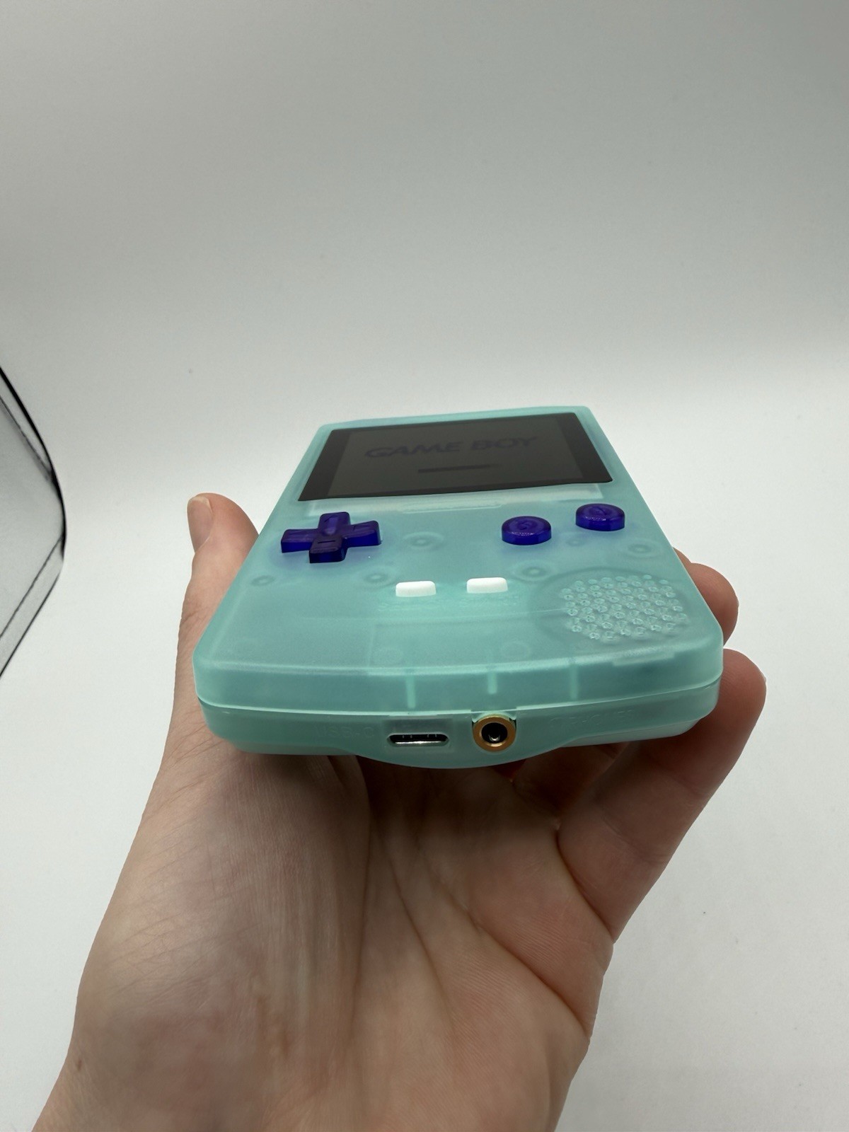 Glow In The Dark USB C Rechargeable Gameboy Color Gameboy Mod IPS Screen