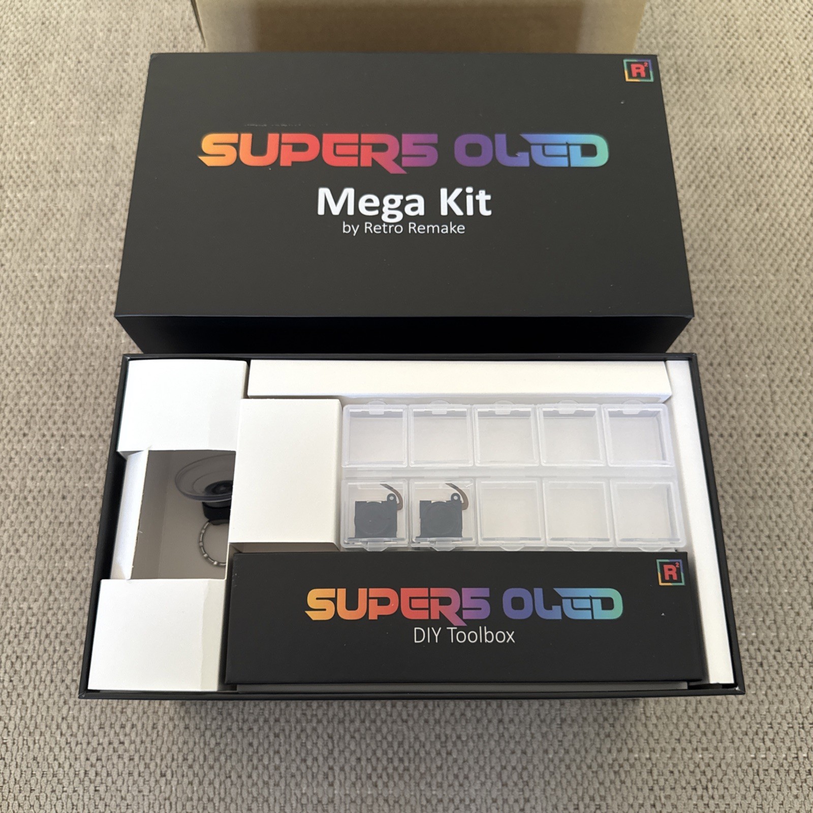 NEW Super5 OLED Touch Mega Kit by Retro Remake / Taki Udon – Atomic Purple