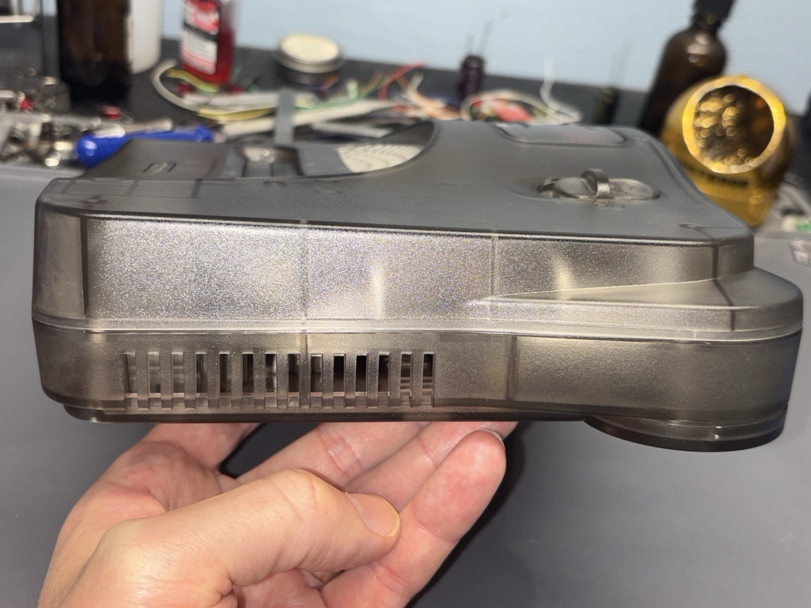 Ultimate Advanced RGB N64 Smoke Gray Recap Deblur IGR Nintendo 64 Region