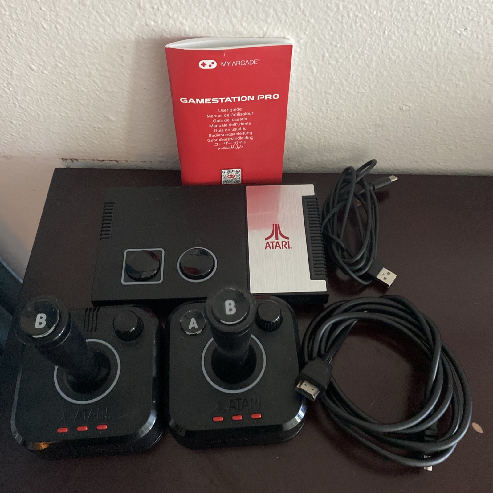 My Arcade Atari Gamestation Pro Console 200+ Games 2 Joysticks
