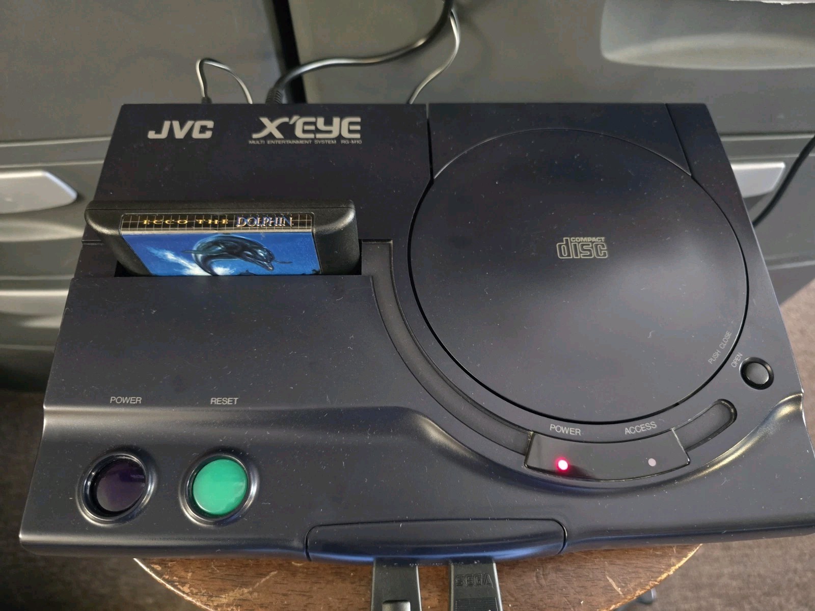 JVC X’EYE Sega Genesis Sega CD with JVC & Genesis Controllers & 4 games Sonic CD