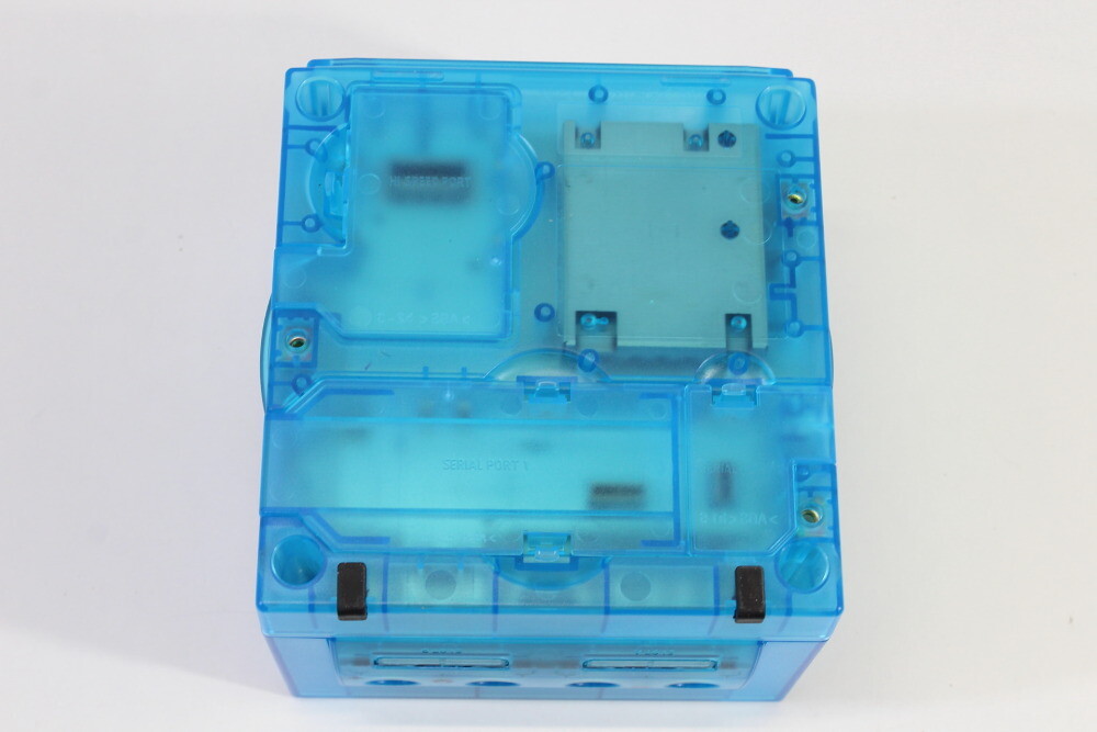Nintendo Gamecube Console Clear Transparent Sky Ice Blue AC AV NTSC-U/C DOL-001