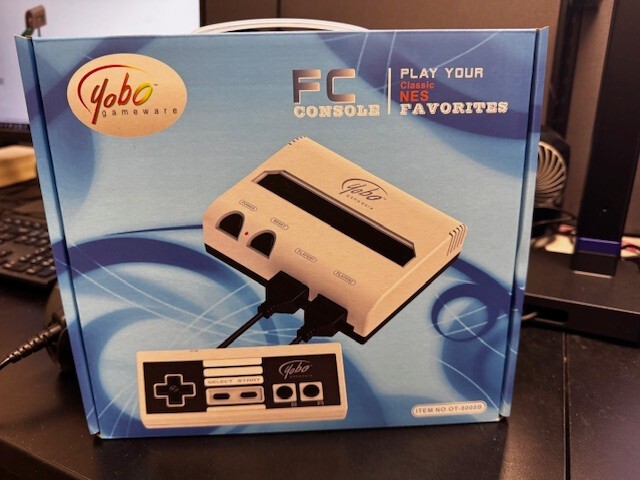 6x Yobo Fc Video Game System Console to play NES 8 Bit Nintendo Games