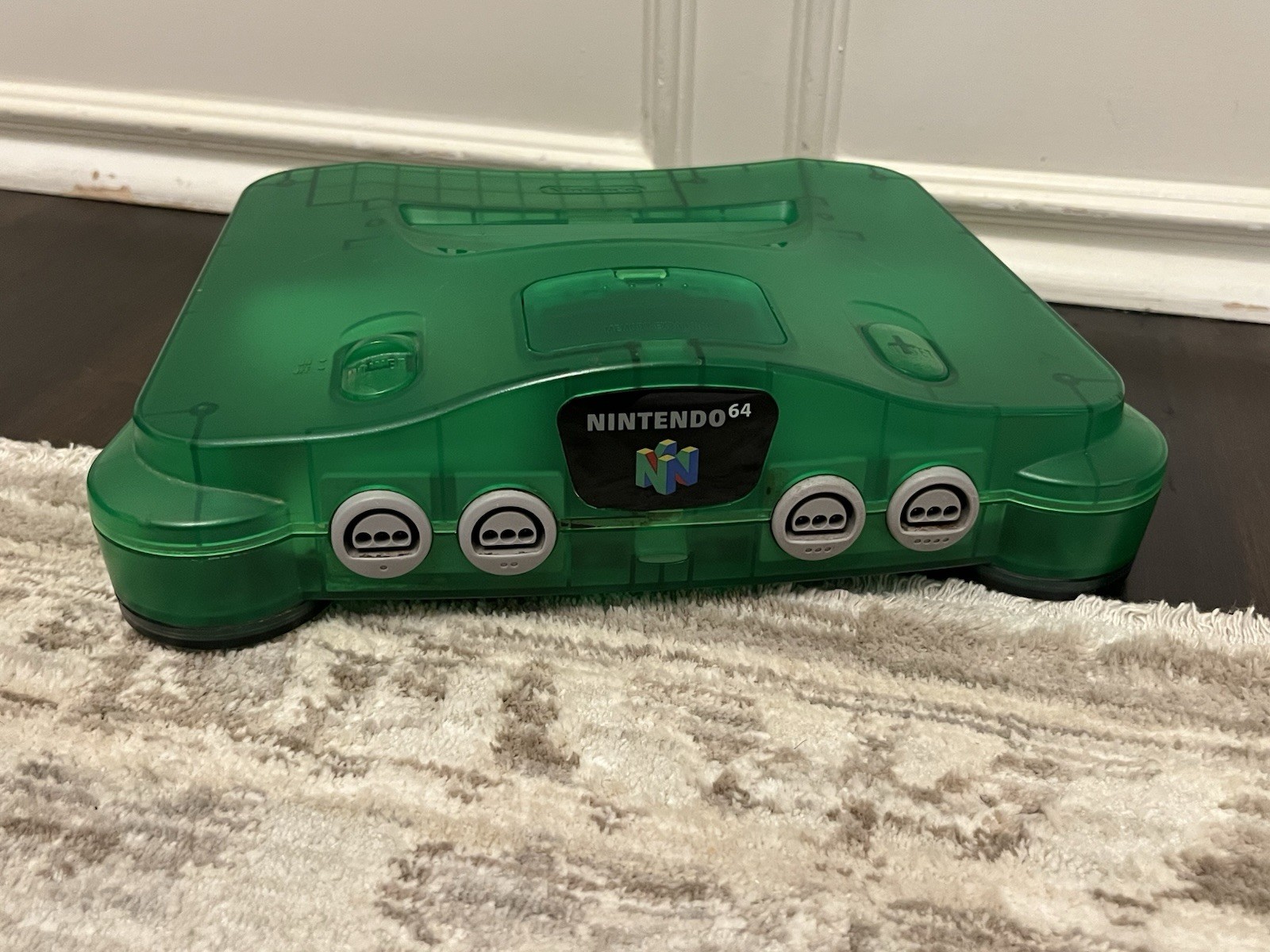 Nintendo 64 Funtastic Clear Jungle Green Console Only NUS-001 OEM Original