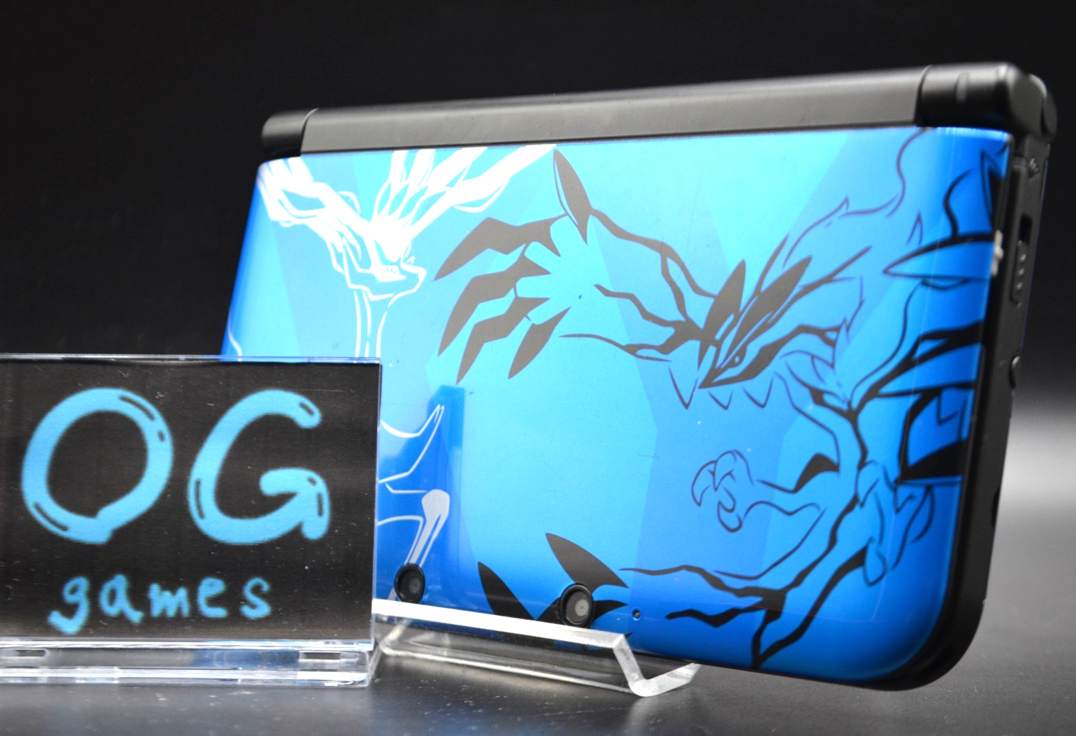 [REGION FREE]Nintendo 3DS XL LL Console Used Xerneas Yveltal Blue 003