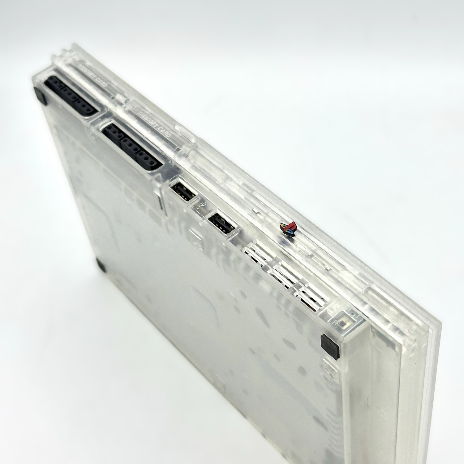 Sony PS2 PlayStation 2 – Region Free Console – Frosted Clear Transparent Custom
