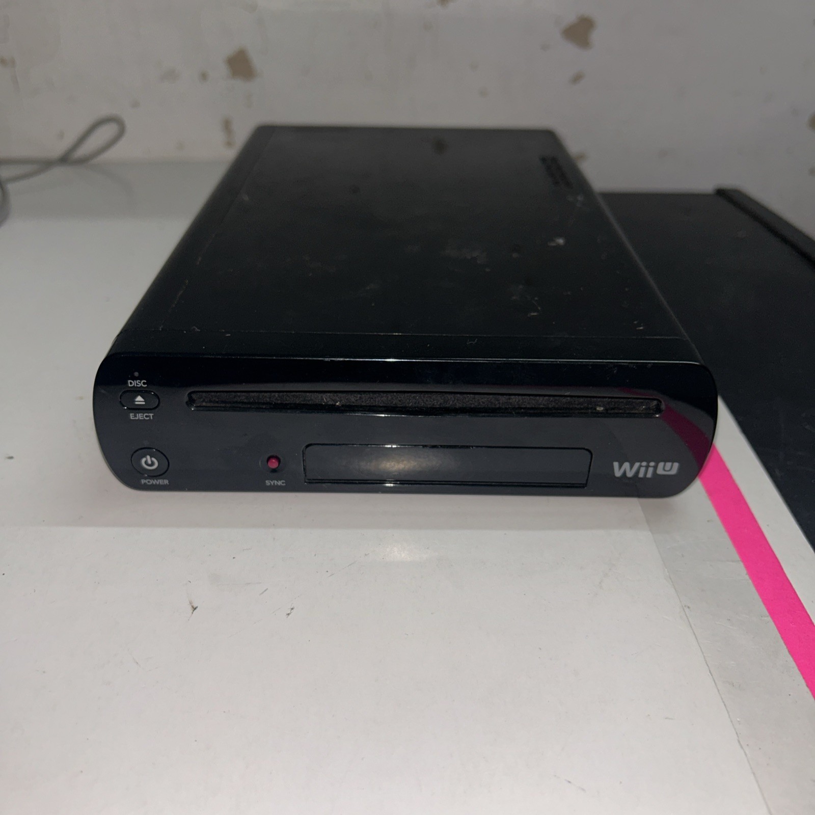 Nintendo Wii U Console Black 32GB WUP-101(02) Console Only TESTED WORKS