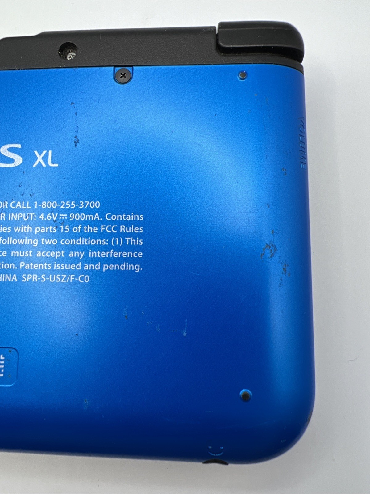Nintendo 3DS XL Blue Black Handheld Console 2011 Works Charger, Games, NO STYLUS