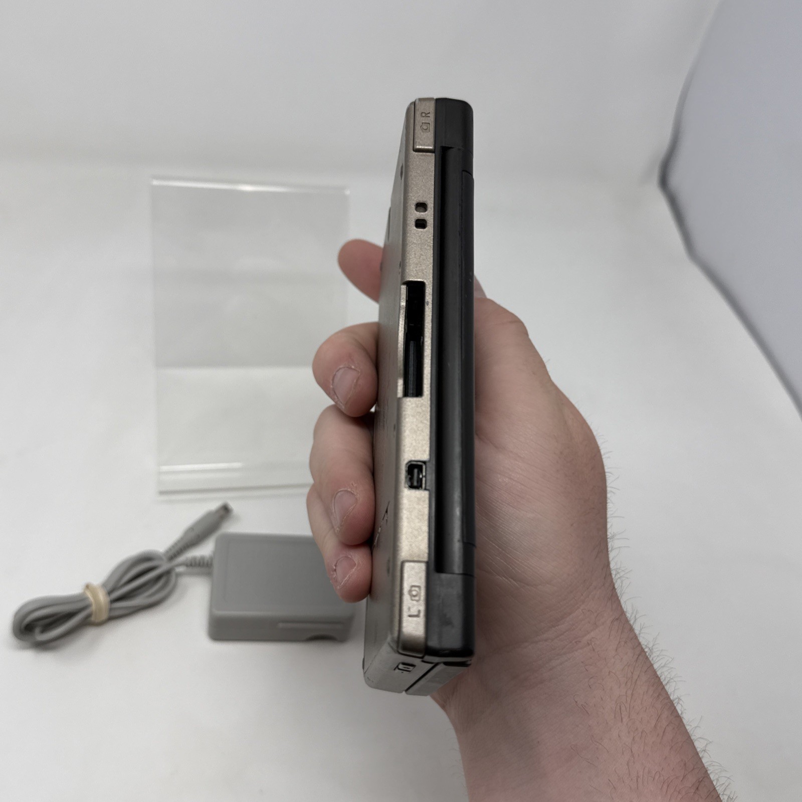 Nintendo DSi XL Black Brown Handheld System UTL-001 Tested Working With Charger