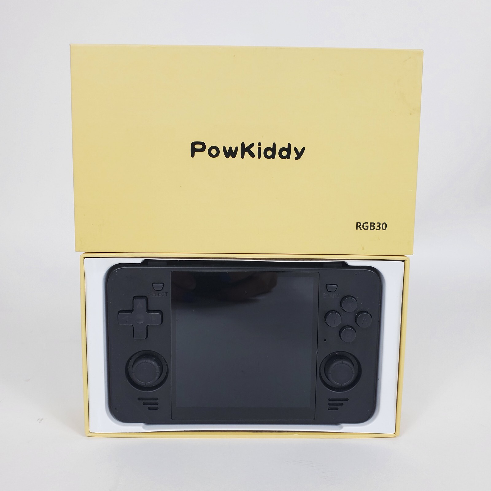 Powkiddy RGB30 Portable Retro Handheld Console w/ 128GB Card & Games! Black