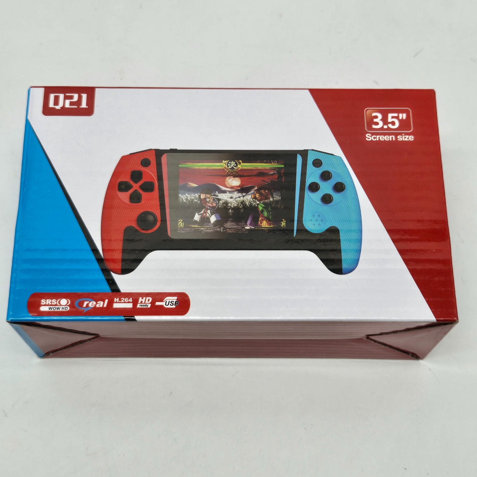 Handheld Gaming Console 3.5″ Portable 500-in-1 Classic Retro Games TV Connection
