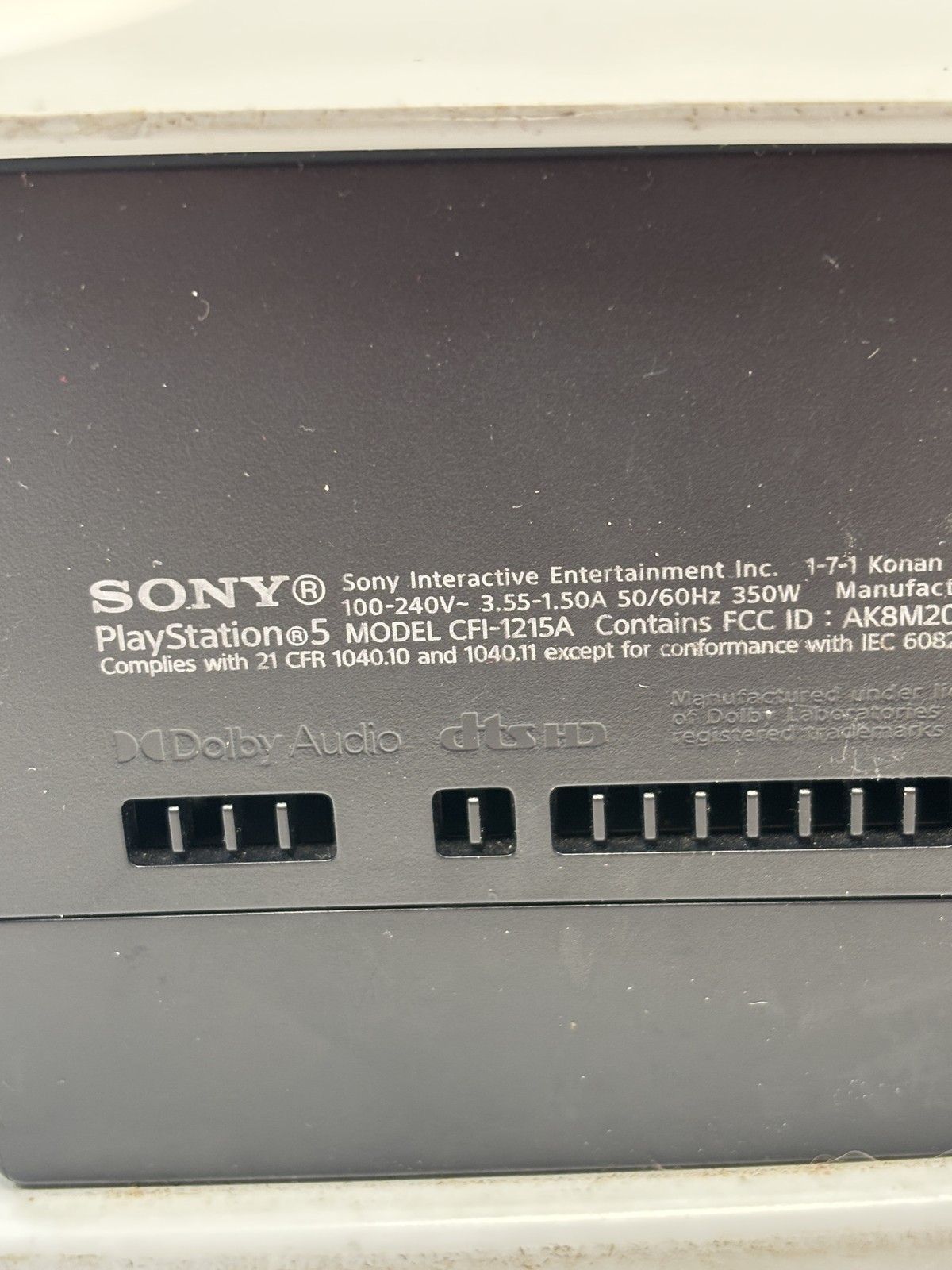 Sony PlayStation 5 Disc CFI-1215A Blu-ray Edition 825GB SSD Video Game Console