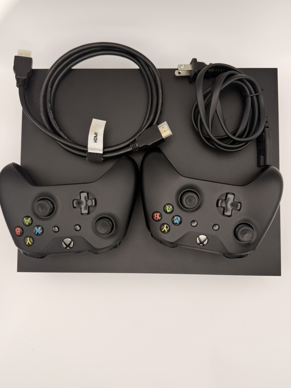 Xbox One X 1TB Console – 2 Controllers, HDMI & Power Cable – Model 1787