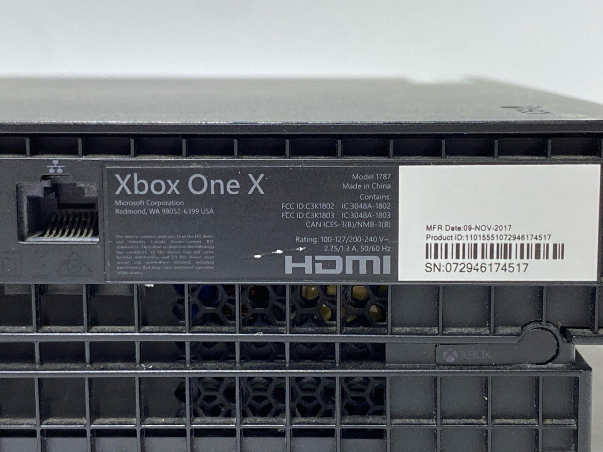 Microsoft Xbox One X (1787) 2017 1TB Black Console (UD5031875)
