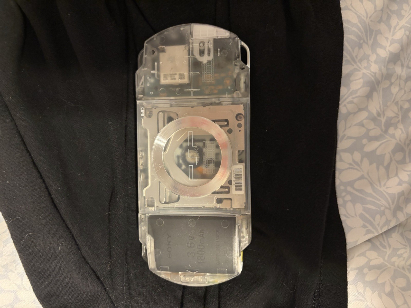 Sony PSP Clear Handheld Console Wi-Fi Capability Headphone Jack