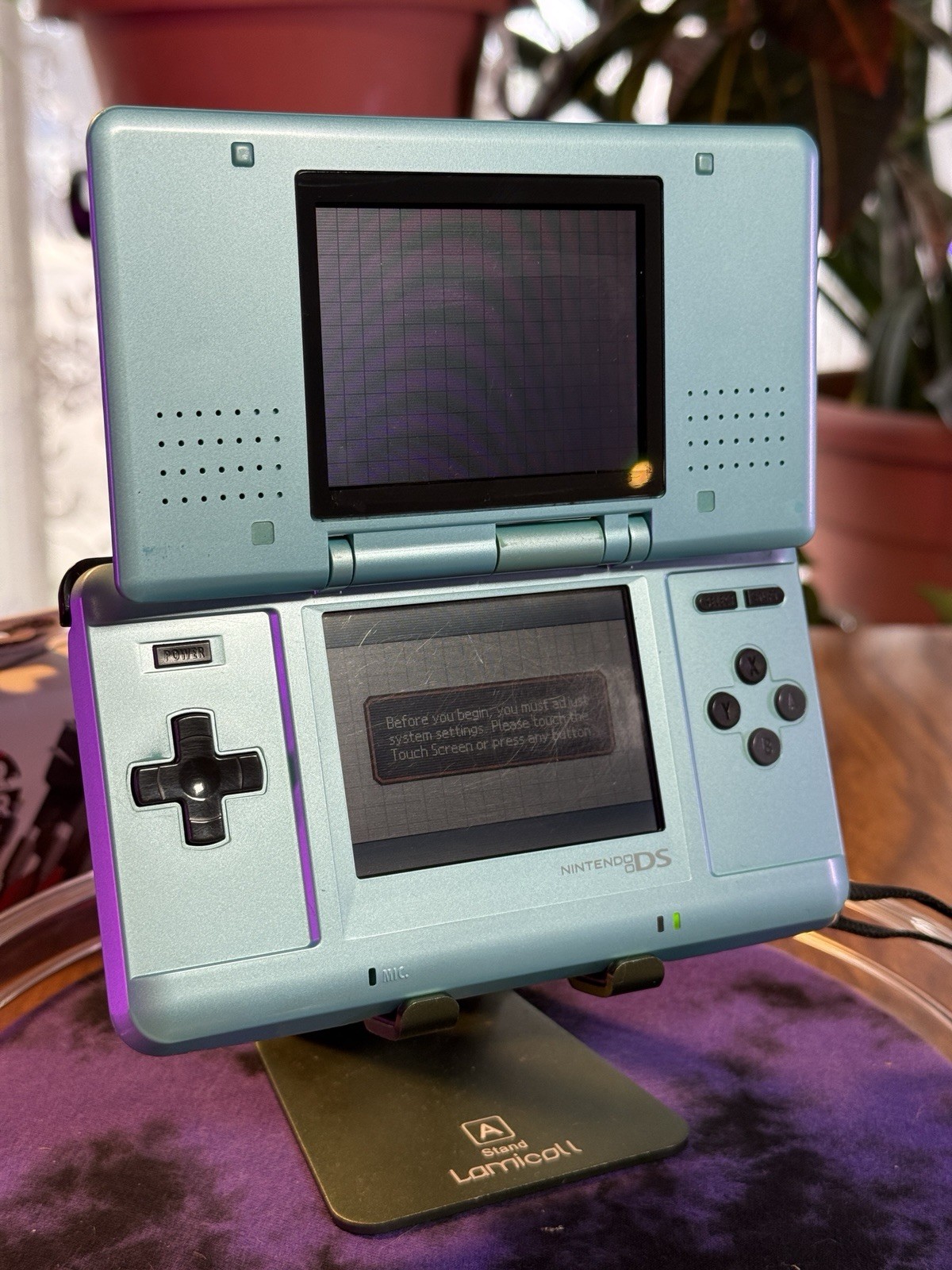 Nintendo DS Original Handheld System Teal Blue W/ 12+ Console Multi Charger Read