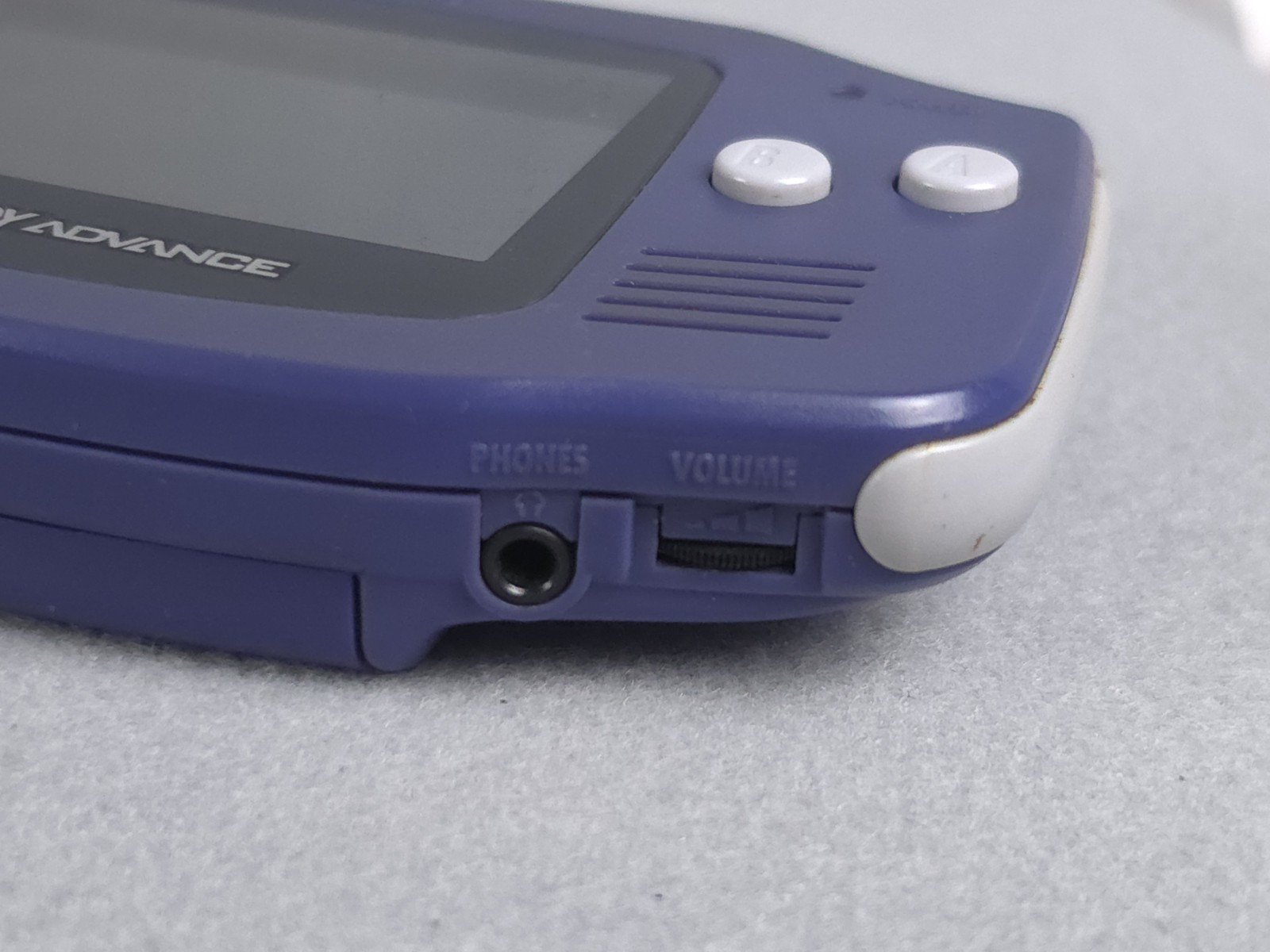 Nintendo Game Boy Advance Handheld System Indigo Purple Tested & Works!