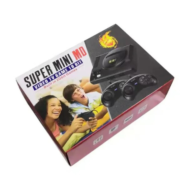 MD Console 208 games, 16 Bit Games two-player retro home TV console