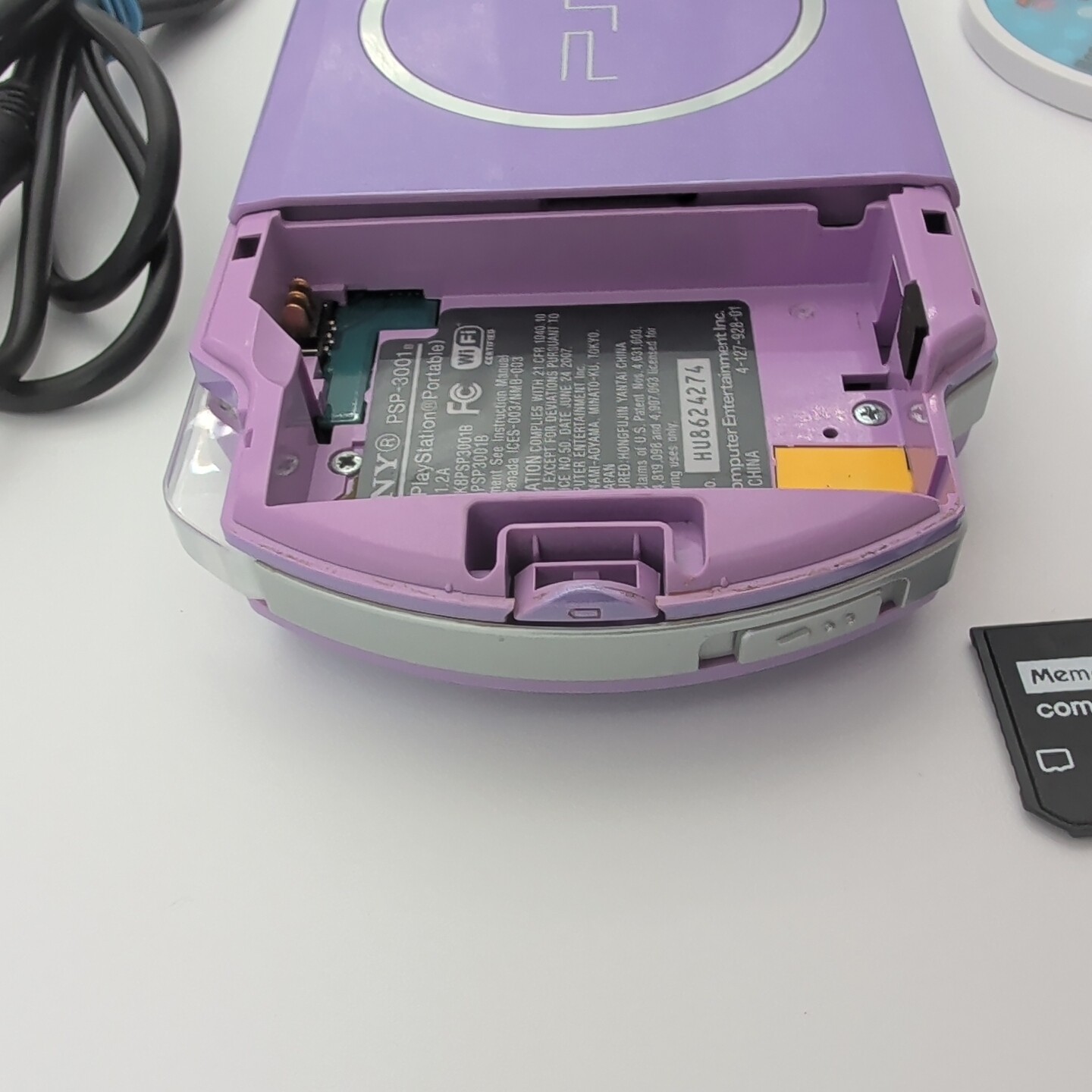 Sony PSP-3001 Hannah Montana Edition Purple W/ Cord, Batt, Ark4 CFW