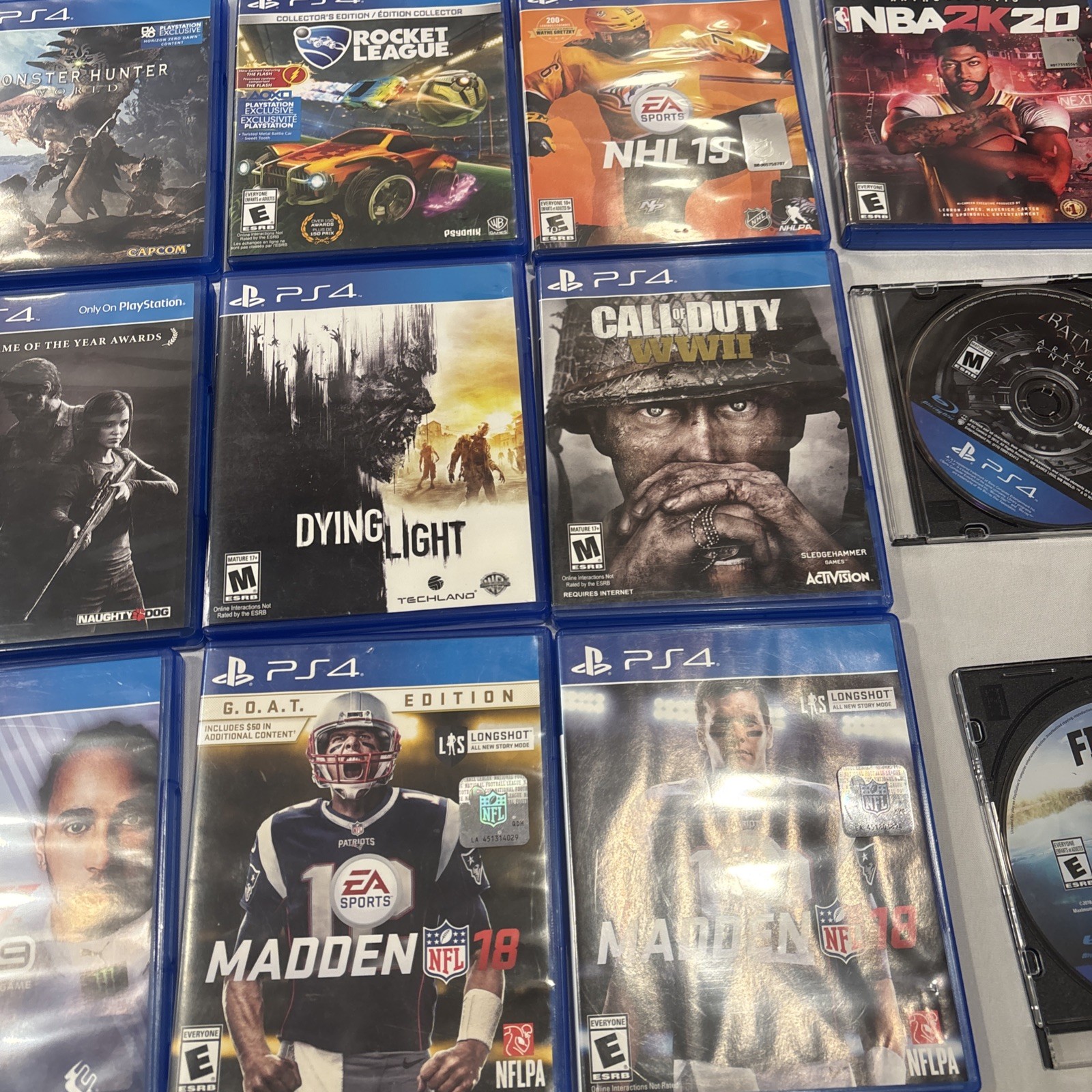 PS4 Pro 1TB CUH-7215B MEGA Bundle, Lot – 20 Games, Controller Tested