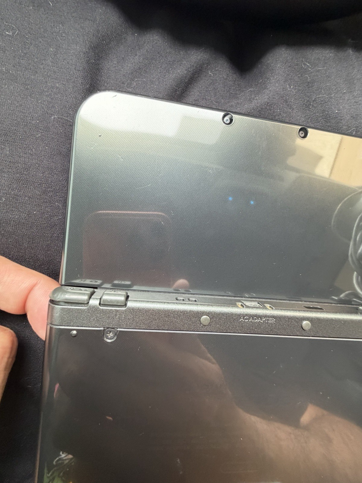 New Nintendo 3DS XL Gray Black Console Tested READ DESCRIPTION! SD CARD ISSUES