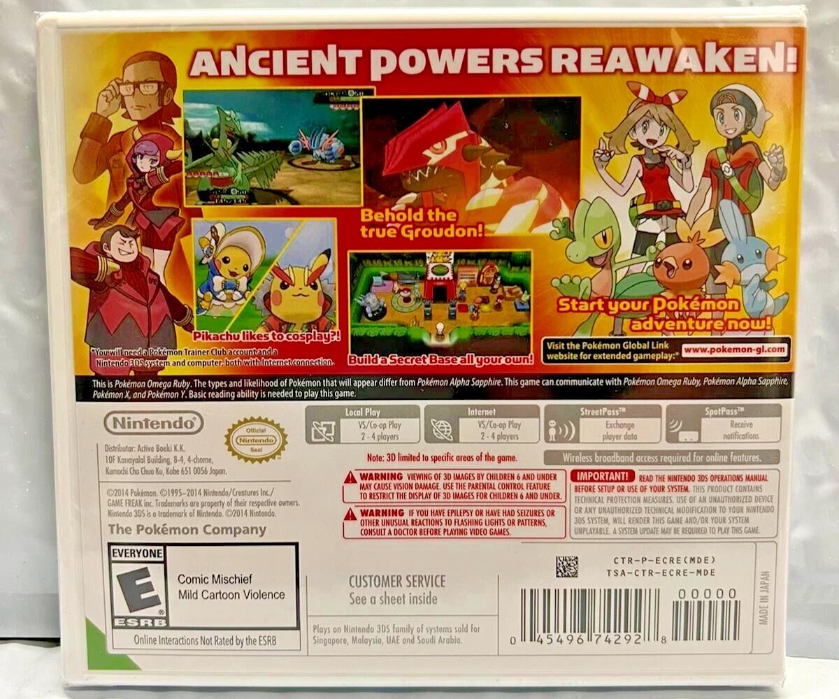Pokemon Omega Ruby Brand New Game Special (2014 RPG)