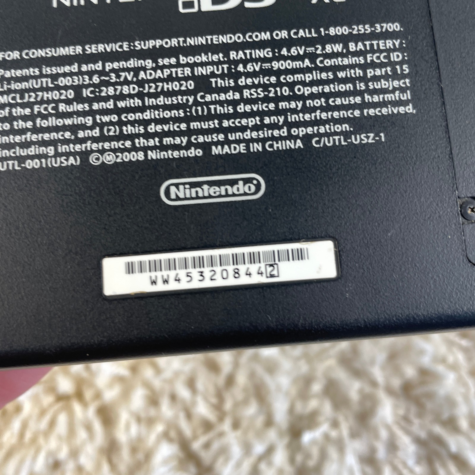 Nintendo DSi XL Midnight Blue Handheld Console System UTL-001 Complete in Box