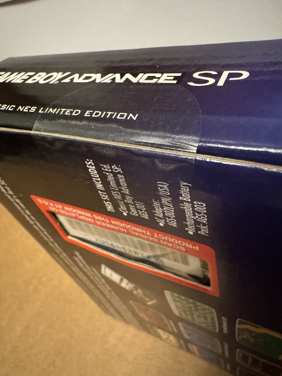 Nintendo Classic NES Limited Edition Game Boy Advance SP Handheld System Sealed